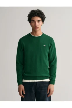 Gant Neulepuserot|Kaikki Neuleet>Miesten Neulepaita, SUPERFINE LAMBSWOOL C-NECK