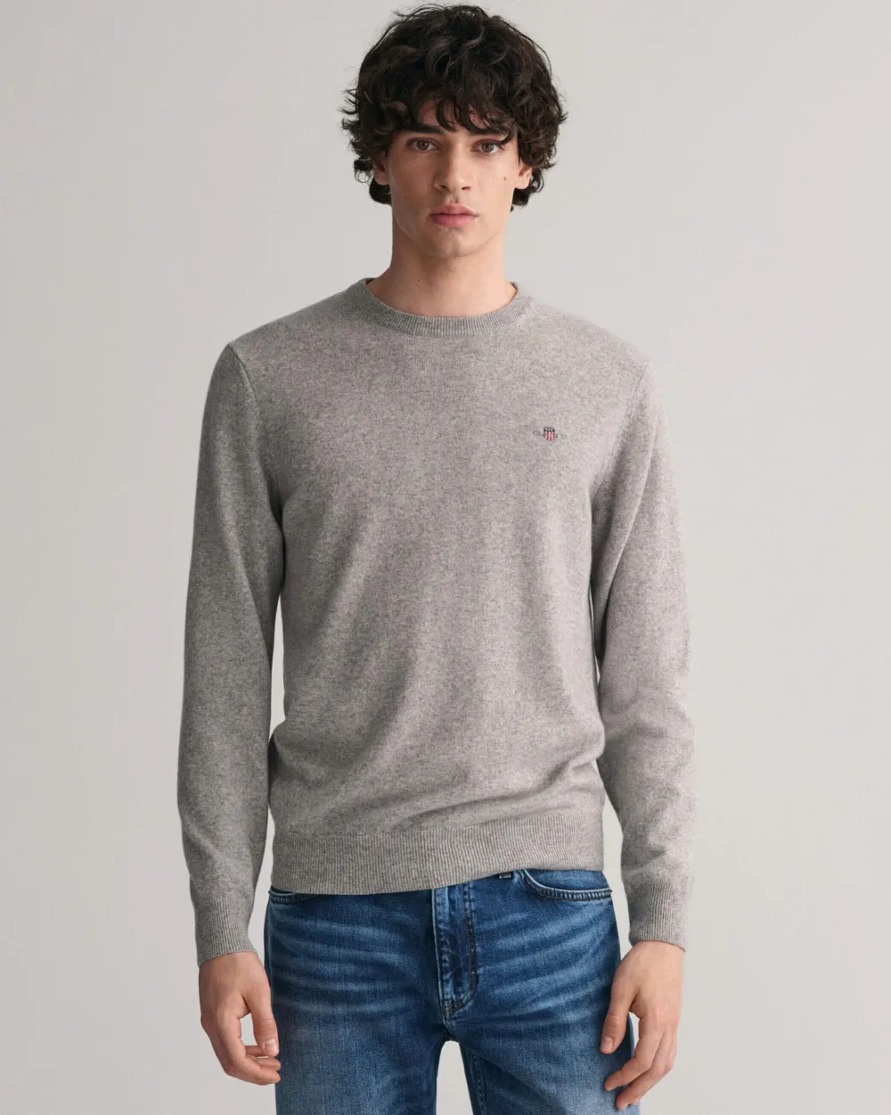 Gant Neulepuserot|Kaikki Neuleet>Miesten Neulepaita, SUPERFINE LAMBSWOOL C-NECK