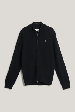 Gant Neuletakit|Kaikki Neuleet>miesten neuletakki, MICRO TEXTURE FULL ZIP
