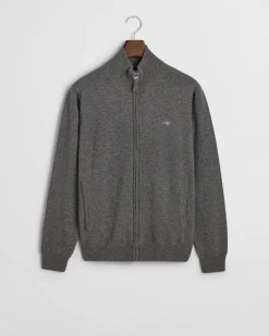 Gant Neuletakit|Kaikki Neuleet>miesten neuletakki, SUPERFINE LAMBSWOOL ZIP CARDIGAN