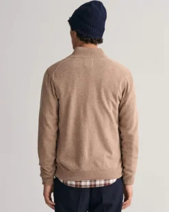 Gant Neuletakit|Kaikki Neuleet>miesten neuletakki, SUPERFINE LAMBSWOOL ZIP CARDIGAN