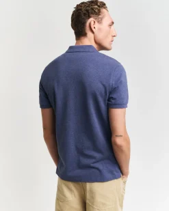 Gant Pikeepaidat|Kaikki Paidat>Miesten Pikeepaita, REG SHIELD SS PIQUE Indigo