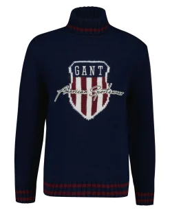 Gant Neulepuserot|Kaikki Neuleet>miesten pooloneule GRAPHIC ROLL NECK,