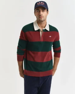 Gant Neulepuserot|Kaikki Neuleet>miesten ruggeri, EXTRAFINE LAMBSWOOL STRIPED BLOCKE