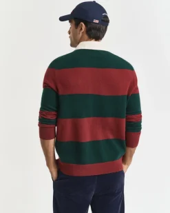 Gant Neulepuserot|Kaikki Neuleet>miesten ruggeri, EXTRAFINE LAMBSWOOL STRIPED BLOCKE