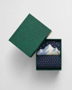 Gant Sukat|Kaikki Asusteet>miesten sukat, SKIERS ARTWORK SOCKS 2-PACK