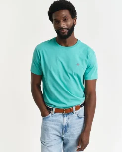 Gant T-Paidat|Kaikki Paidat>miesten t-paita, REG SHIELD SS T-SHIRT