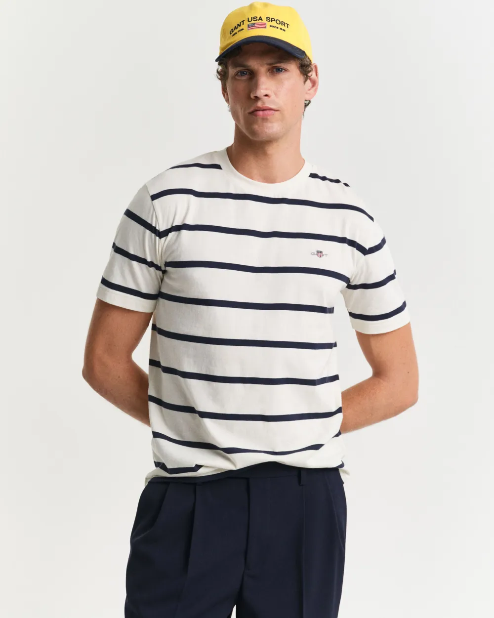Gant T-Paidat|Kaikki Paidat>miesten t-paita, STRIPED T-SHIRT n