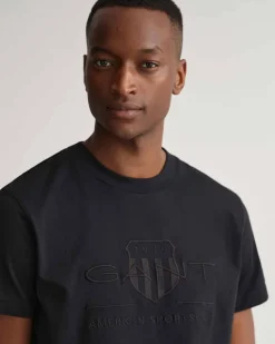 Gant T-Paidat|Kaikki Paidat>Miesten T-paita, TONAL ARCHIVE SHIELD T-SHIRT