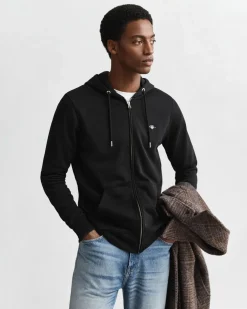 Gant Hupparit|Kaikki Paidat>miesten vetoketjullinen huppari K Shield Full Zip Hoodie,