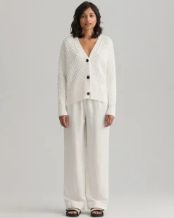 Gant Kaikki Housut Ja Farkut>Naisten Housut LINEN VISCOSE PULL-ON PANTS