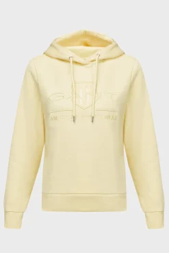 Gant Hupparit>Naisten Huppari, REG TONAL SHIELD HOODIE