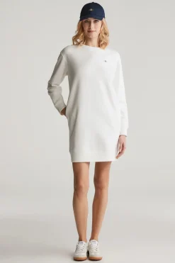 Gant Mekot|Kaikki Mekot Ja Hameet>Naisten Mekko, SHIELD C-NECK SWEAT DRESS