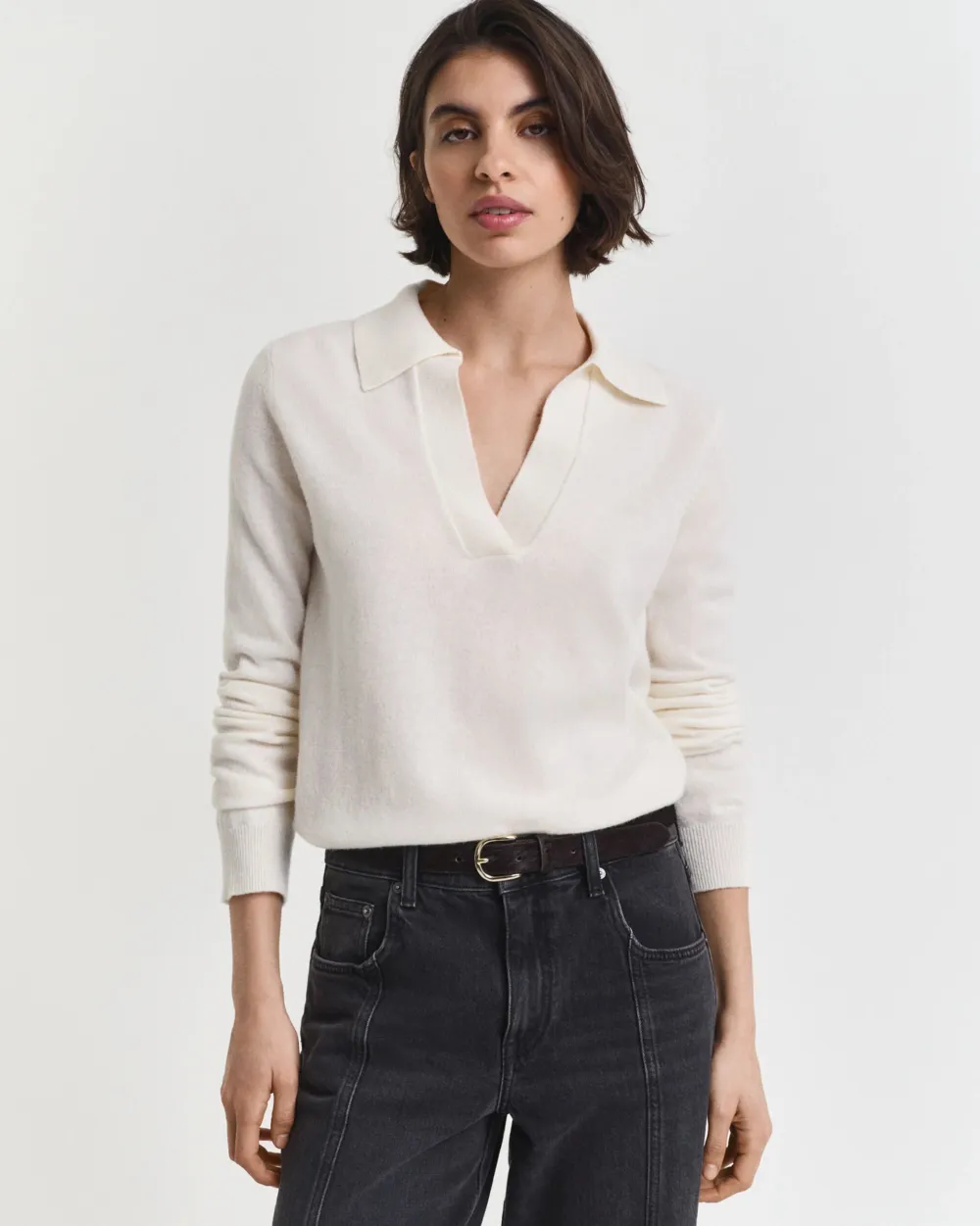 Gant Kaikki Paidat|Neulepuserot>naisten neuleruggeri, SUPERFINE LAMBSWOOL RUGGER