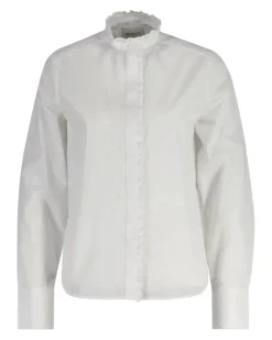 Gant Paitapuserot|Kaikki Paidat>naisten paita, REG SOLID FRILL DETAIL SHIRT