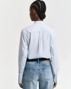 Gant Paitapuserot|Kaikki Paidat>naisten paita, REG STRIPED FRILL DETAIL SHIRT