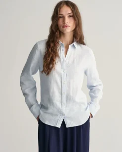Gant Paitapuserot|Kaikki Paidat>naisten paitapusero, REG LINEN CHAMBRAY SHIRT