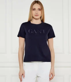 Gant T-Paidat|Kaikki Paidat>naisten t-paita, REG TONAL GRAPHIC SS T-SHIRT