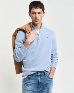 Gant Neulepuserot|Kaikki Neuleet>neule, CASUAL COTTON HALF ZIP