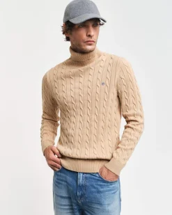 Gant Neulepuserot|Kaikki Neuleet>neule, COTTON CABLE TURTLE NECK