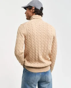 Gant Neulepuserot|Kaikki Neuleet>neule, COTTON CABLE TURTLE NECK
