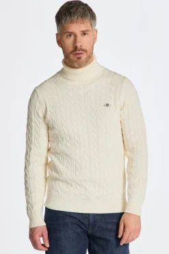 Gant Neulepuserot|Kaikki Neuleet>neule, COTTON CABLE TURTLE NECK
