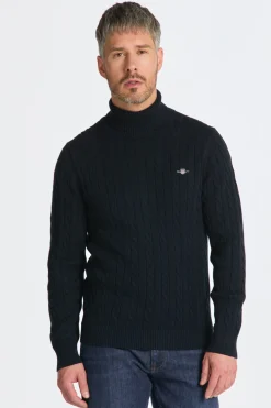 Gant Neulepuserot|Kaikki Neuleet>neule, COTTON CABLE TURTLE NECK