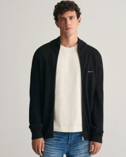 Gant Neuletakit|Kaikki Neuleet>neuletakki, COTTON PIQUE ZIP CARDIGAN