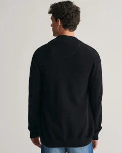 Gant Neuletakit|Kaikki Neuleet>neuletakki, COTTON PIQUE ZIP CARDIGAN