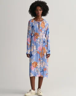 Gant Mekot|Kaikki Mekot Ja Hameet>printtikuvioitu floral mekko, REG FLORAL PRINT V-NECK DRESS