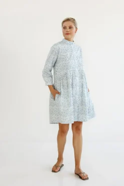 Gauhar Mekot|Kaikki Mekot Ja Hameet>naisten mekko, SHIRT DRESS PRINT SKY