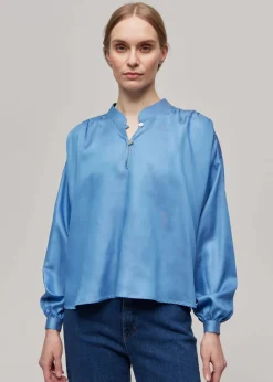 Gauhar Puserot|Kaikki Paidat>naisten paitapusero, MAXLIN SHIRT LIGHT SAPPHIRE