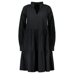 Gauhar Mekot|Kaikki Mekot Ja Hameet>Naisten Pitkähihainen Mekko, LONG SLEEVE RUFFLED DRESS