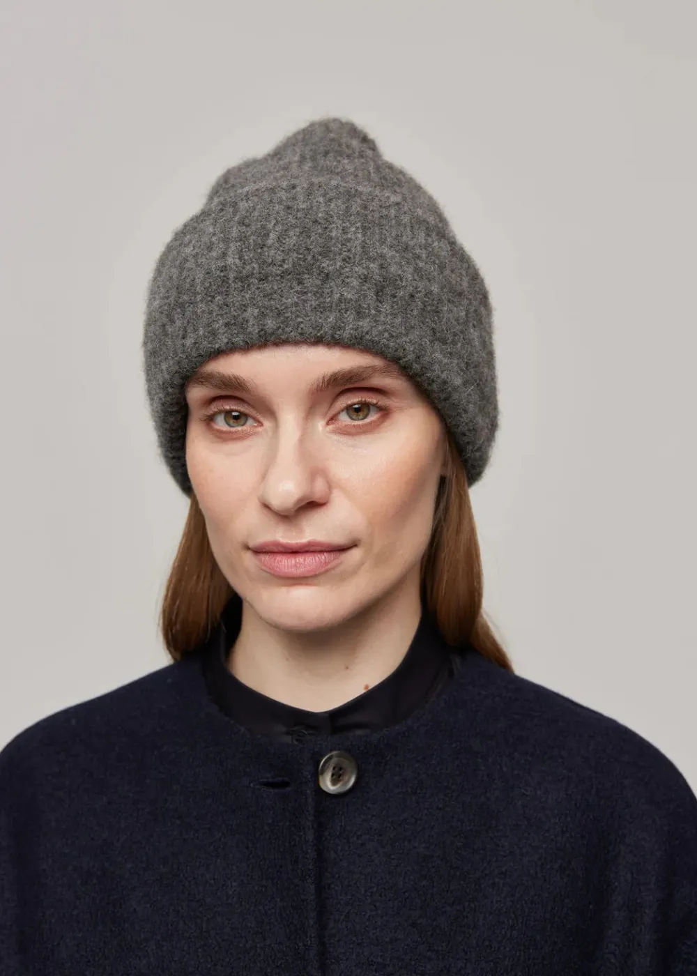 Gauhar Pipot|Kaikki Päähineet>pipo Alpaca Beanie, Dark Grey