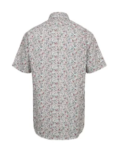 Gino marcello Kauluspaidat|Kaikki Paidat>miesten kauluspaita, K 3112050 SS SHIRT Punainen Kuosi