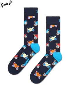 Happy Socks Sukat|Kaikki Asusteet>miesten sukat, MOTORBIKE SOCK