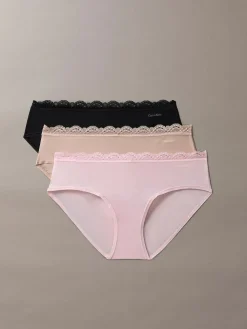 Calvin Klein Alushousut Ja Stringit|Kaikki Alusasut Ja Pyjamat>HIPSTER 3PK MONIVÄRINEN KUOSI