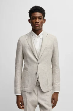 Hugo Boss Bleiserit|Kaikki Puvut Ja Bleiserit>miesten bleiseri, C-HANRY LINEN WOOL BLAZER