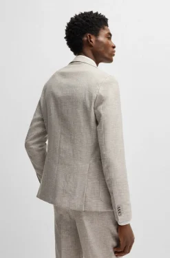 Hugo Boss Bleiserit|Kaikki Puvut Ja Bleiserit>miesten bleiseri, C-HANRY LINEN WOOL BLAZER