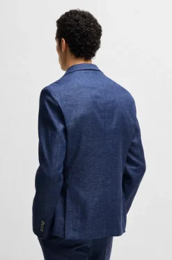 Hugo Boss Bleiserit|Kaikki Puvut Ja Bleiserit>miesten bleiseri, C-HANRY LINEN WOOL BLAZER