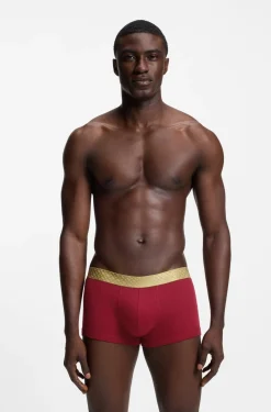 Hugo Boss Kaikki Asusteet|Alushousut>miesten bokserit, TRUNK 2P GOLD COTTON