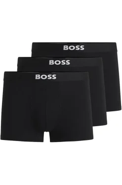 Hugo Boss Kaikki Asusteet|Alushousut>Miesten Bokserit, TRUNK 3P BOSS ICON NOS