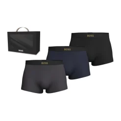 Hugo Boss Kaikki Asusteet|Alushousut>miesten bokserit, TRUNK 3P GOLD