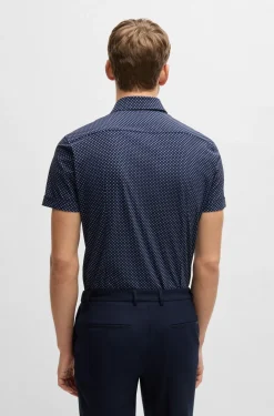 Hugo Boss Kauluspaidat>miesten kauluspaita, P-HANK SS PERFORMANCE SHIRT