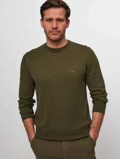 Hugo Boss Neulepuserot|Kaikki Neuleet>miesten neule, PACAS L Armeijanvihreä