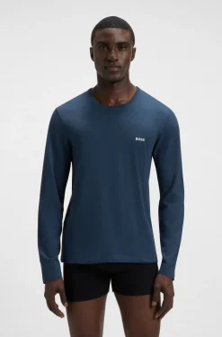 Hugo Boss Pitkähihaiset Paidat|Kaikki Paidat>miesten pitkähihainen paita, SHIRT RN CLASSIC Sininen, Indigo