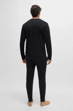 Hugo Boss Pyjamat Ja Yöhousut|Kaikki Alusasut Ja Pyjamat>Miesten Pyjamasetti, GIFT LONG SET