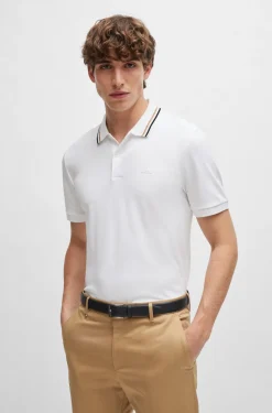 Hugo Boss Pikeepaidat|Kaikki Paidat>Miesten Trikoo T-paita polokauluksella, PENROSE 38 NOS