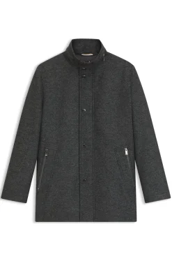 Hugo Boss Talvitakit|Kevättakit>miesten villakangastakki, H-CAMRON Harmaa Kuosi