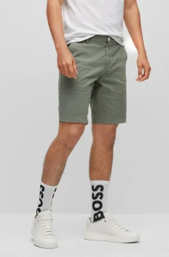 Hugo Boss Shortsit|Kaikki Housut Ja Farkut>shortsit, SLICE SHORTS Armeijanvihreä